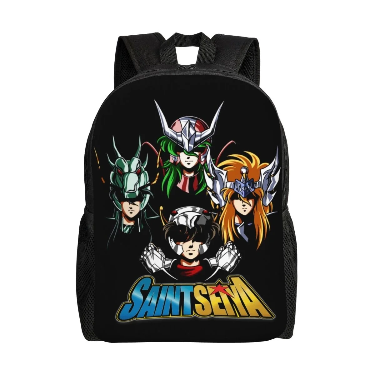 

Adventure Manga Anime Saint Seiya Backpacks College School Student Bookbag Fits 15 Inch Laptop Knights Of The Zodiac Bags