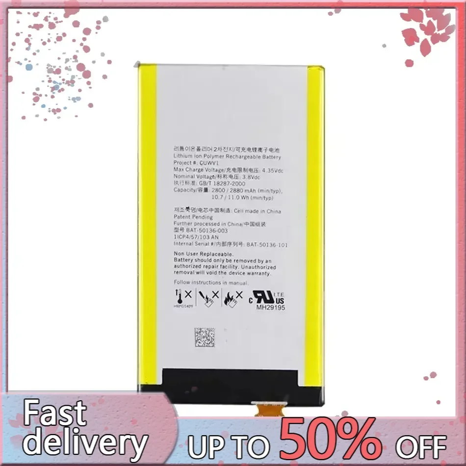 Kikiss BAT-50136-003 Аккумулятор 2880 мАч для BlackBerry Z30 Z 30 Аккумуляторы Bateria