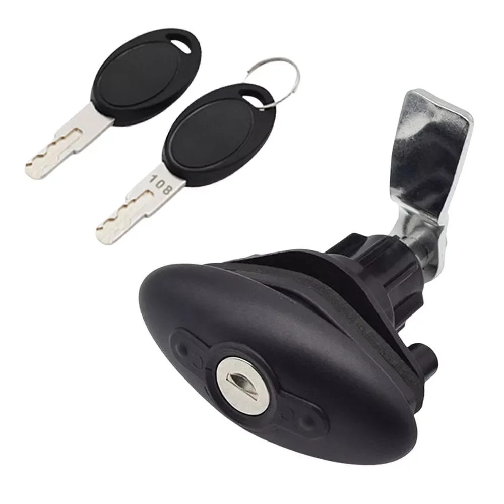 

Замок с Т-образной ручкой для каравана с 2-мя ключами, замок для двери кабины RV, компрессионное уплотнение, замок для багажа, плоский замок для двери кабины для каравана, автодомов