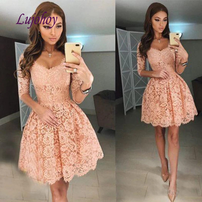 

Сексуальное Кружевное короткое коктейльное платье для вечевечерние, женское полуофициальное платье для маленьких девушек, выпускного вечера, выпускного вечера