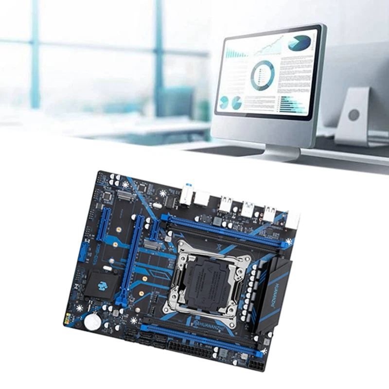 Материнская плата HUANANZHI X99-QD4 с четырехканальной памятью DDR4 2400/2133/1866 МГц
