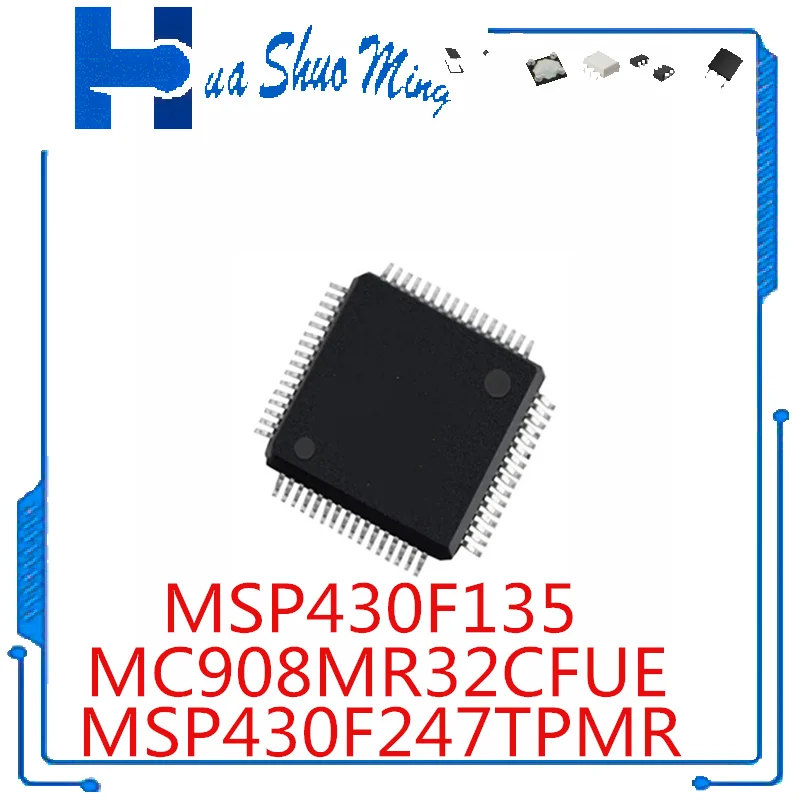 5 шт./партия MC908MR32CFUE MC68HC908MR32CFU M68HC08 MSP430F135 MSP430F135IPM MSP430F247TPMR M430F247T MSP430F247TPM QFP64