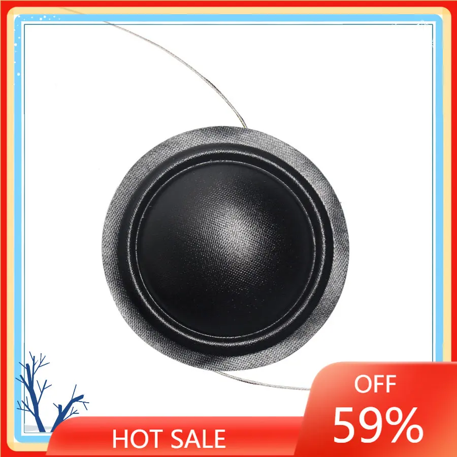 

1 INCH 25.4mm 25.5mm Tweeters Voice Coil Black Silk Diaphragm Membrane KSV Treble Speaker Repair Accessories 8ohm