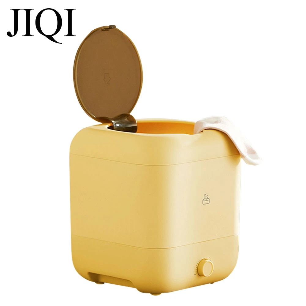 JIQI 5L Wireless Underwear Washing Machine UV light Cleaner Portable Baby Clothes Washer Socks Cleaning Mahchine Laundry Tool