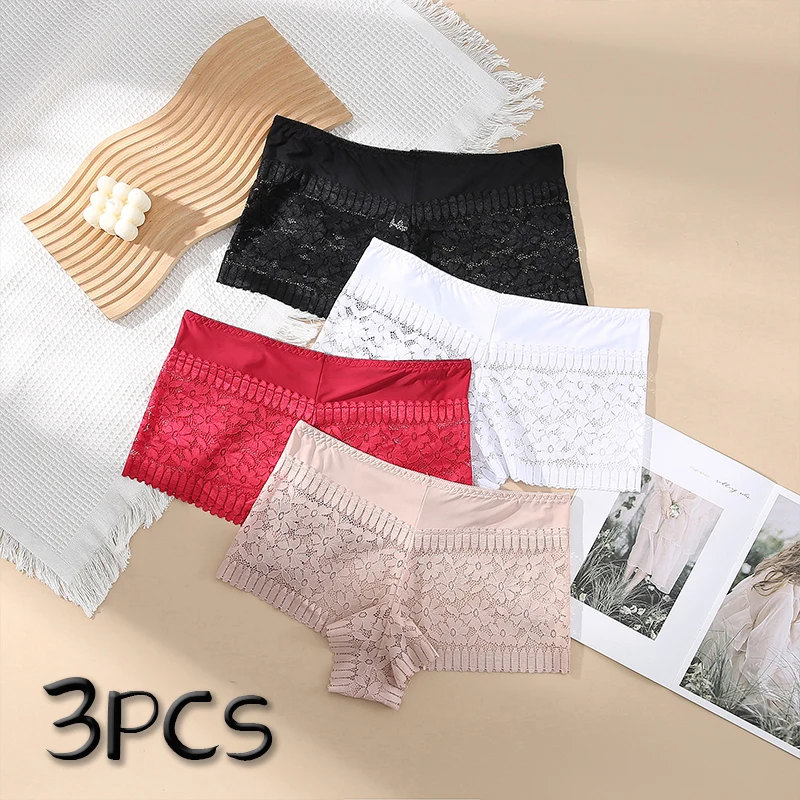 3 шт. сексуальные женские трусики с высокой талией дышащее удобное домашнее белье