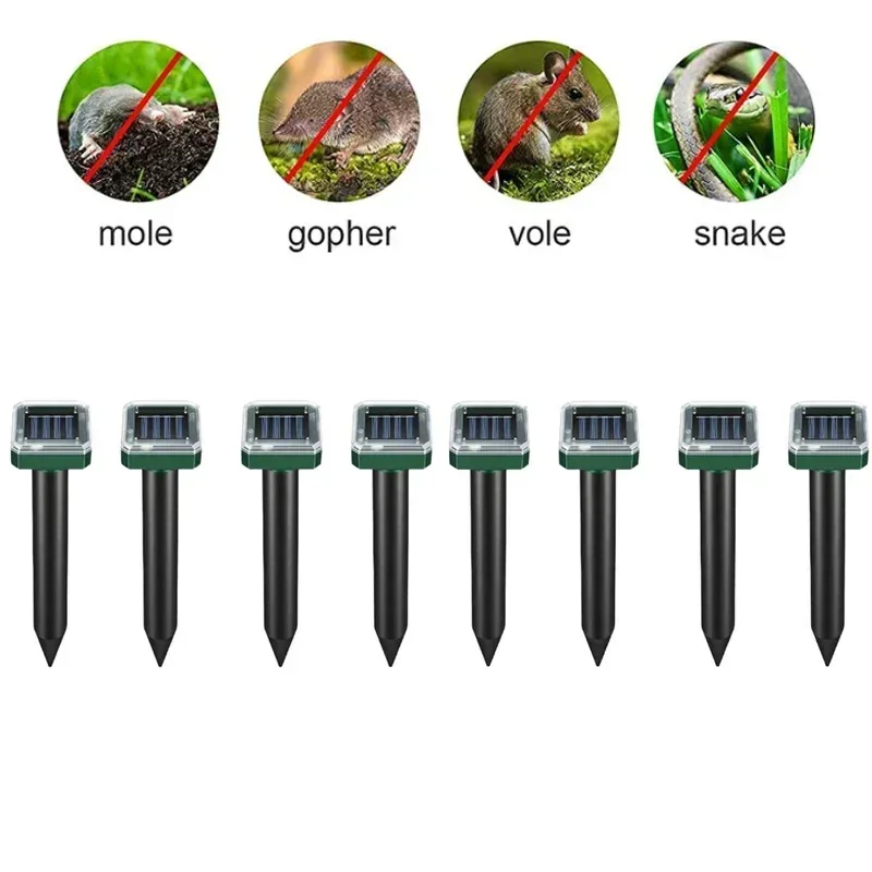 Ультразвуковой отпугиватель вредителей для улицы садовый репеллент от кротов