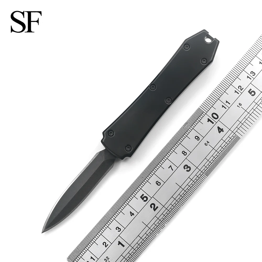 Мини 5-дюймовый OTF Портативный Карманный многоцелевой нож для самообороны на