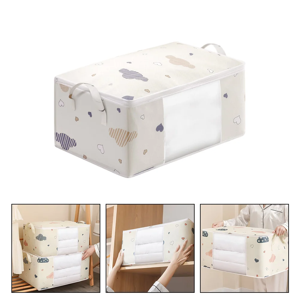 

Storage Bags Clothes Portable Travel Bins Quilt Non-woven Fabric Camping Fodable Multi-use