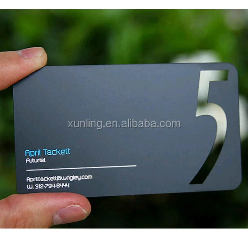 

customizd designSilver/gold/golden metal business card/embossing cards