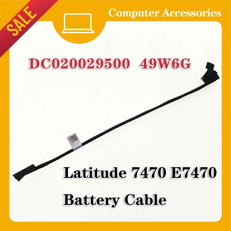 

New for dell latitude 7470 at 7470 at 7270 aaaz60 battery cable049w6g 49w6g,dc020029500,Line connector, battery cable