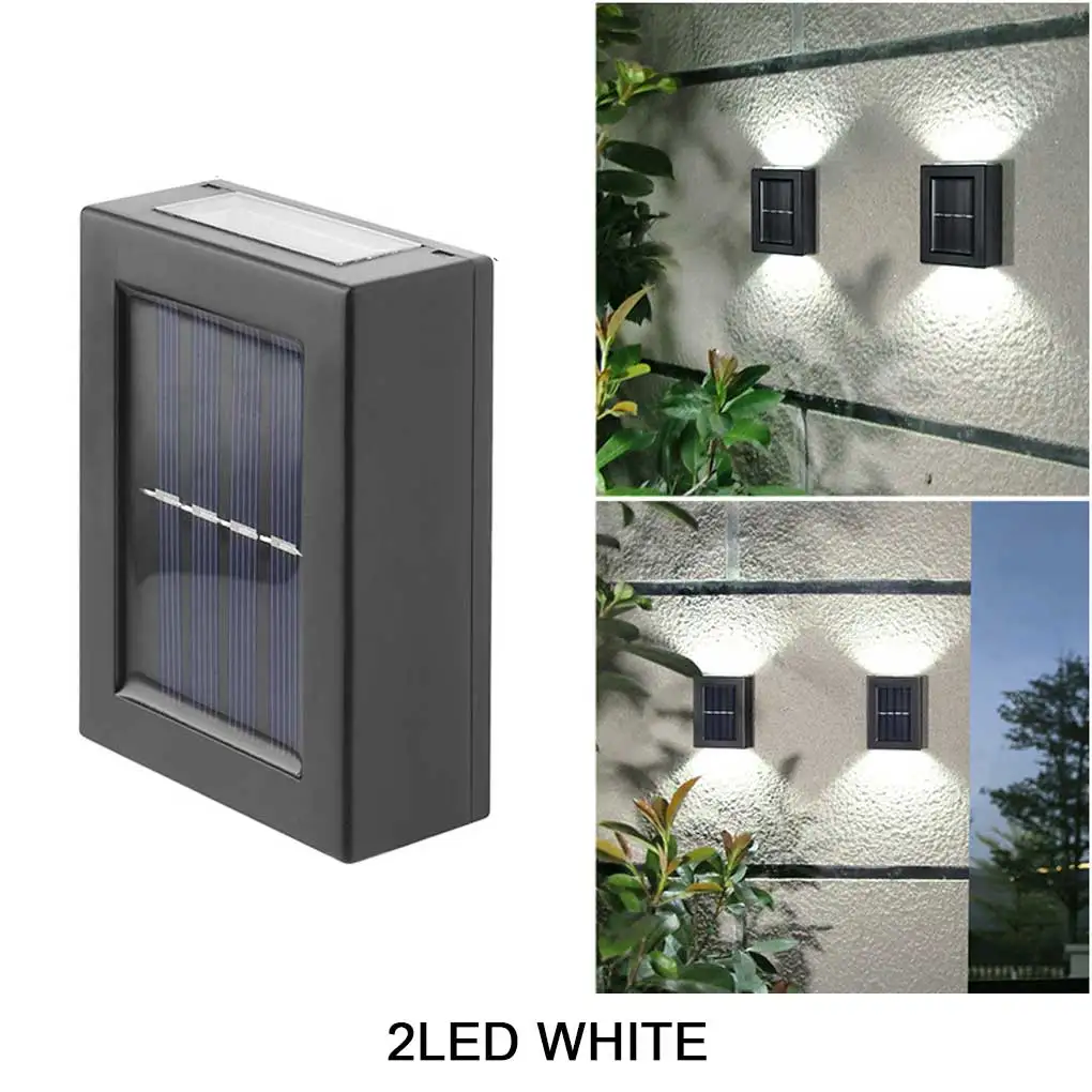 

Solar-powered Wall Light Wall-mounted Indoor Outdoor Household Living Room Corridor Decoration Lamp White Lighting