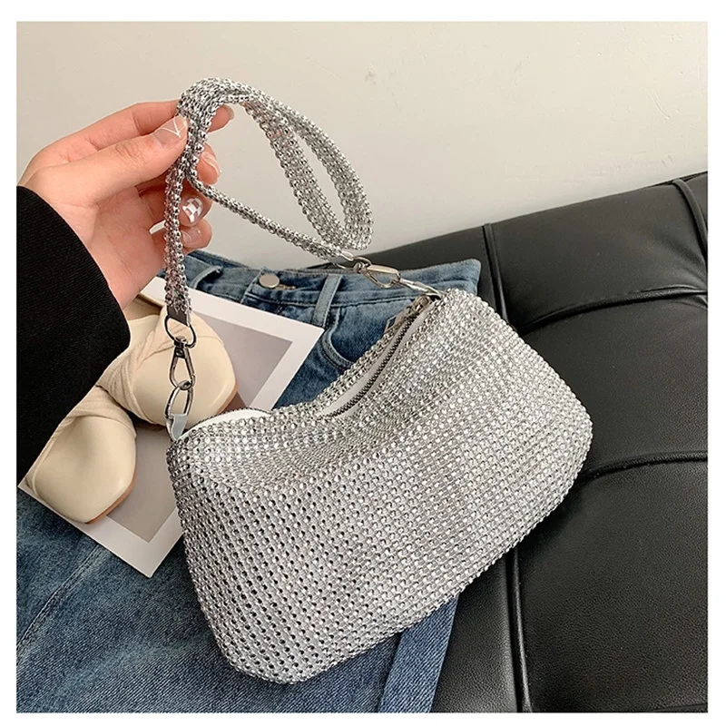 

Модный Вечерний Клатч со стразами, блестящий женский вечерний кошелек, свадебные сумки, дизайнерские сумки через плечо