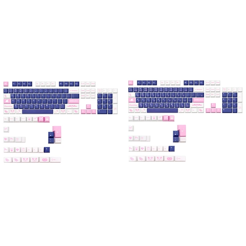

134 Keys Dreaming Girl Theme PBT Dye Subbed Keycap For MX Switch FL980 Mechanical Keyboard Gmk Keycap