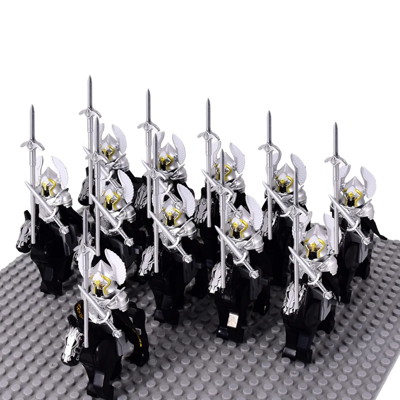Конструктор MOC Thrones, золотой доспех, воин, гвардия, Джайме, Ланнистер, казаристан, Селми, мерйн, Тант, Мини фигурки героев, игрушки