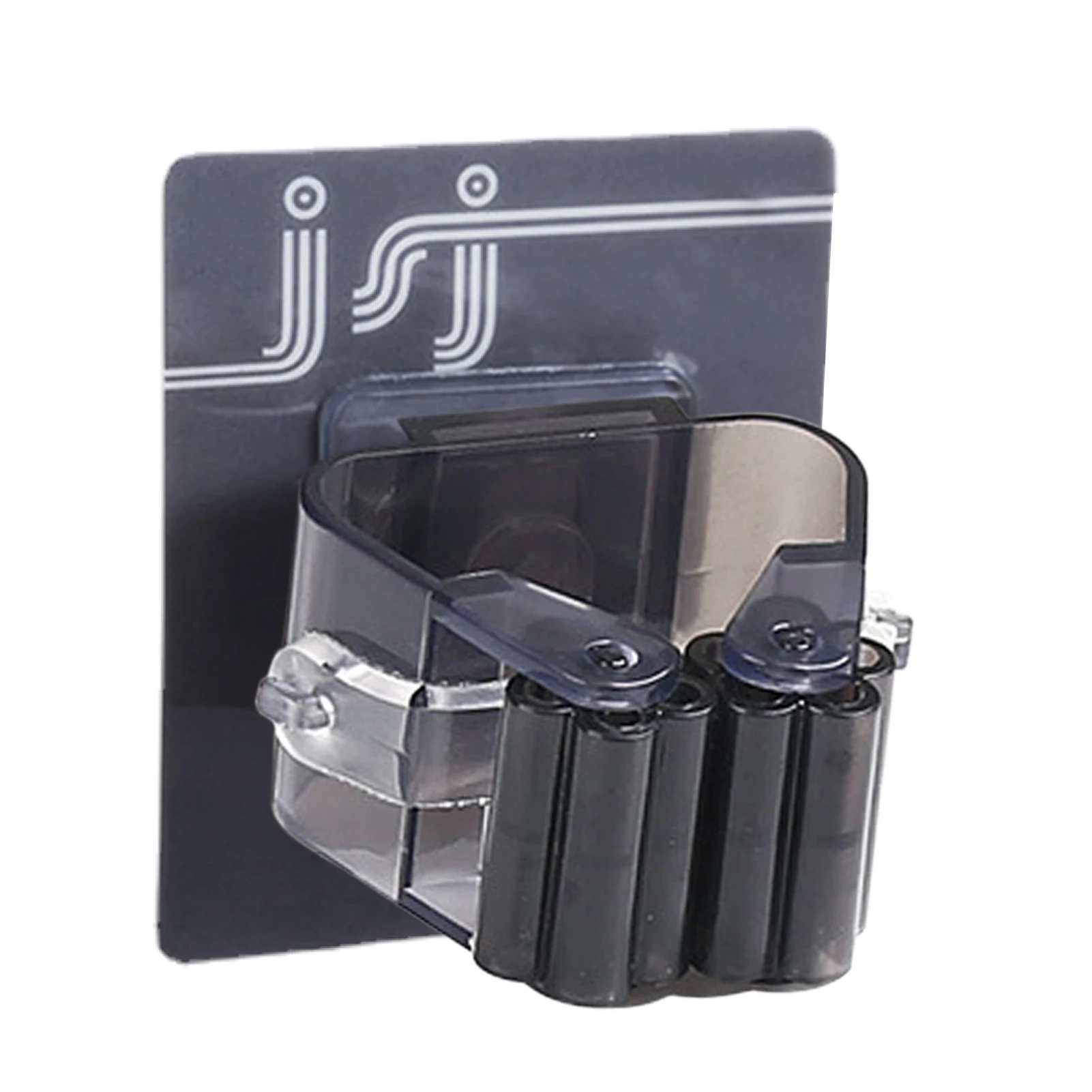 

Broom Holder Wall Mount Sturdy Mop And Broom Holder Mop And Broom Holder With Corrugated Anti-skid Roller Anti-Slip Broom Wall