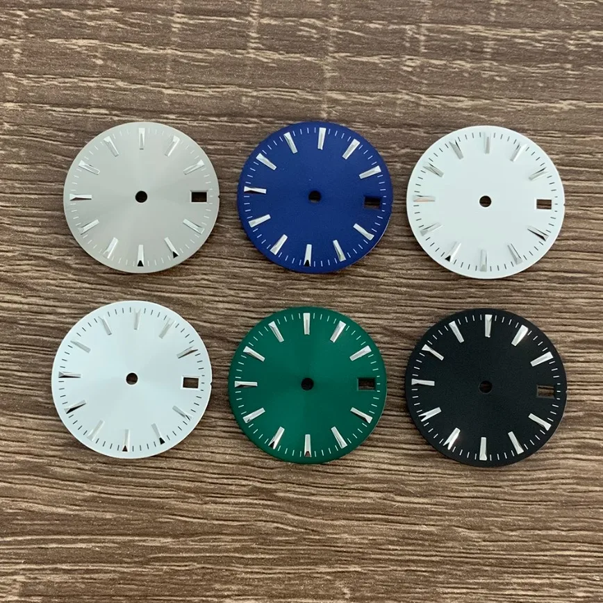 

Watch Accessories Watch Dial 28.5mm Real Studs Sunburst No Logo Dial No Luminous for NH35/NH36 Movement