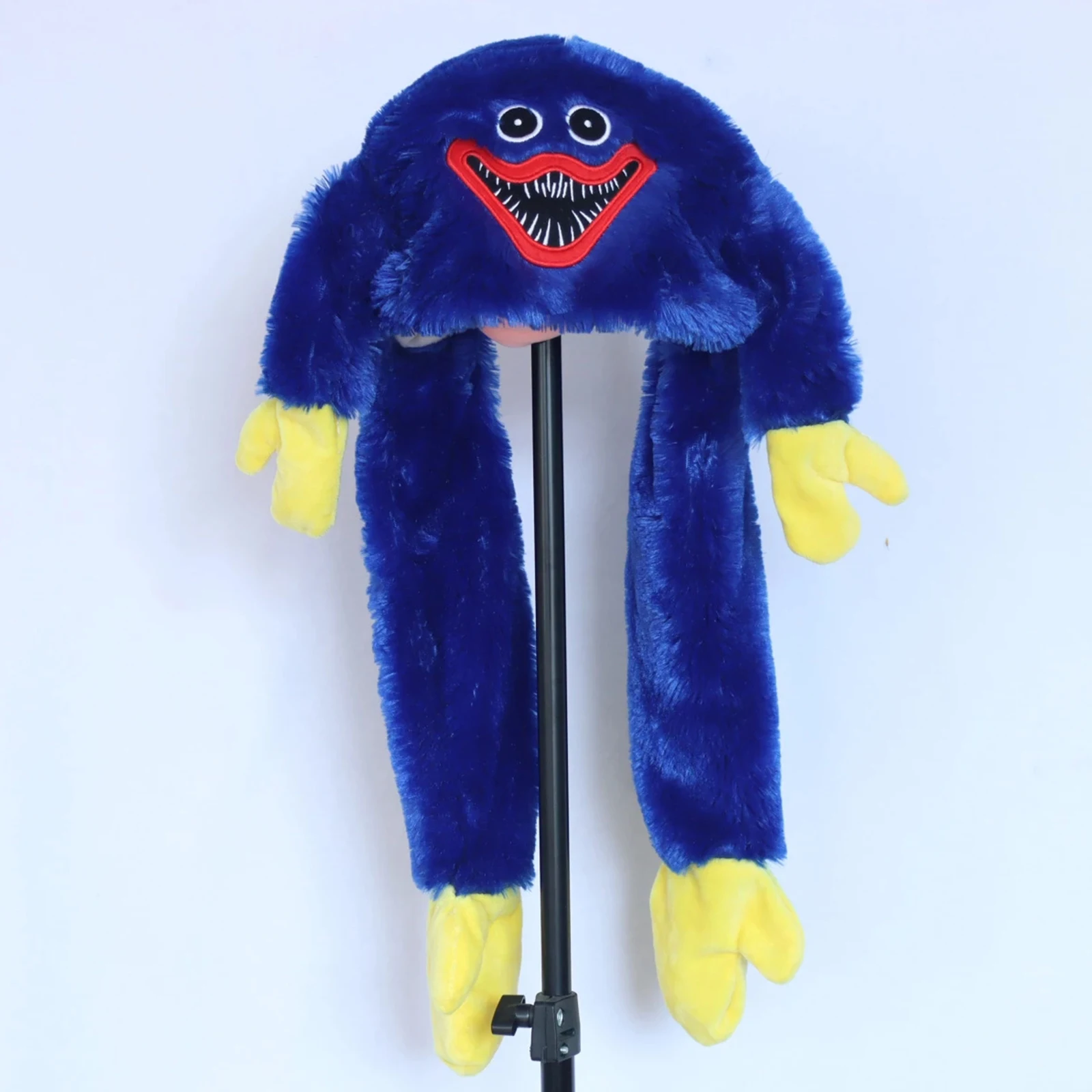 

Huggy Wuggy Hat Poppy Playtime Movable Cartoon Plush Dolls Moving Ears Can Moving Hat with Earflaps Plush Toys Kids Gifts