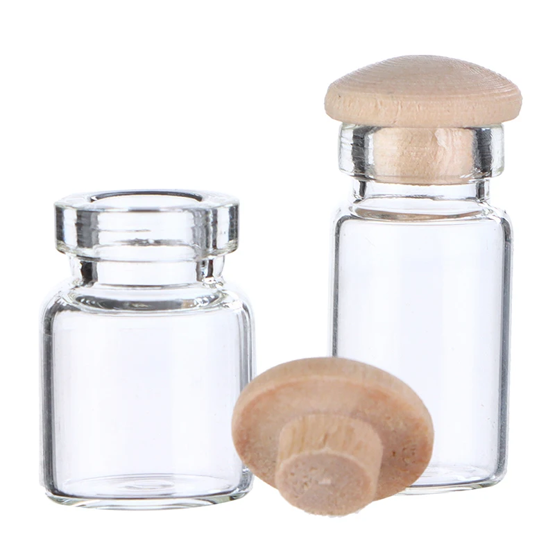 

1PCS Dollhouse Miniature Mini Clear Candy Bar Food Jar Model DIY Kitchen Decoration Toys