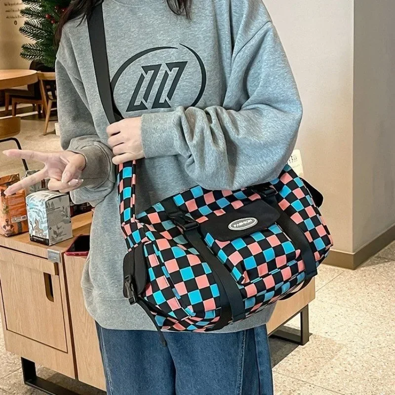 Классические сумки через плечо для женщин новинка 2024 модные роскошные дорожные