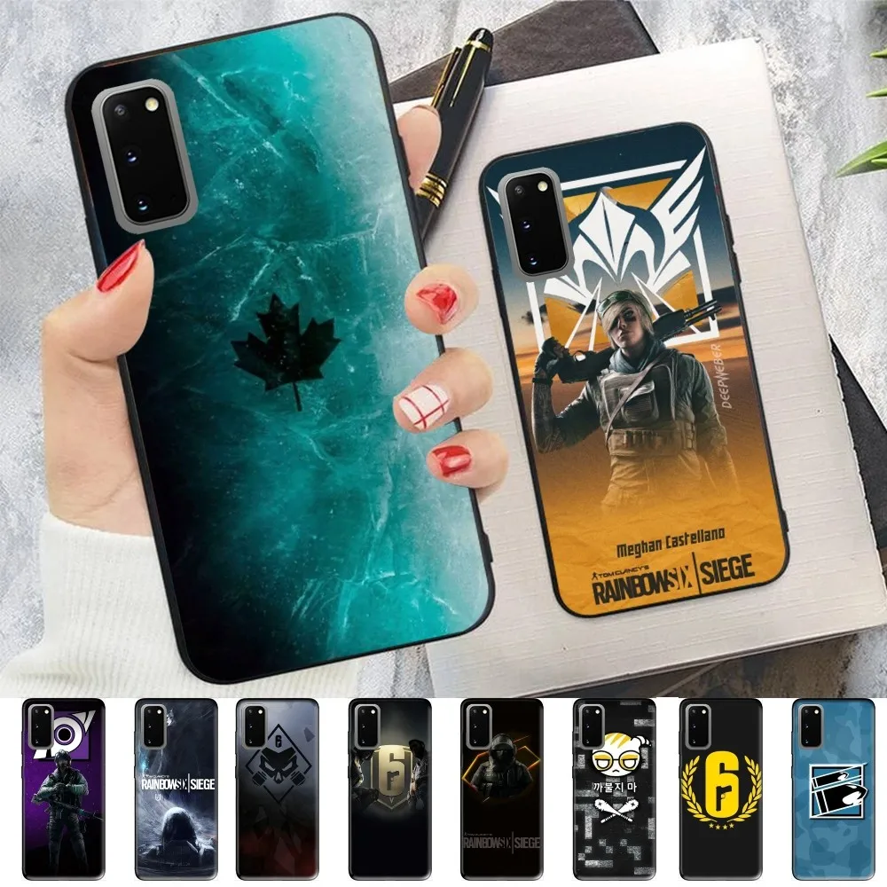Чехол для телефона Game Rainbow S-Six S-Siege Samsung S 9 10 20 21 22 23 30 24 Plus Lite Ultra FE S10lite Fundas
