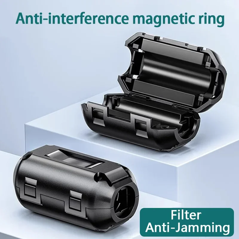 20/100 шт. Кабельный экран с черным затвором ферритовый фильтр EMC внутренний диаметр