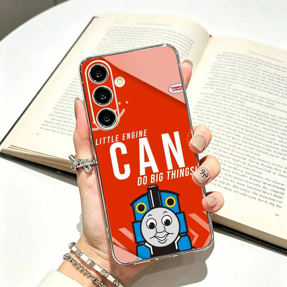Фото Прозрачный мягкий силиконовый чехол для телефона T-Thomas and Friends для Samsung Galaxy A71, A70, A52, A51, A40, A30 №3