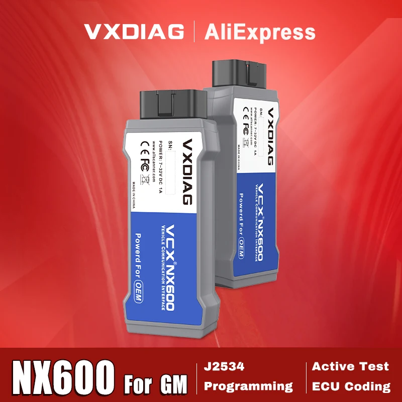 VXDIAG NANO NX600 для GM автомобильный диагностический инструмент ECU программирование