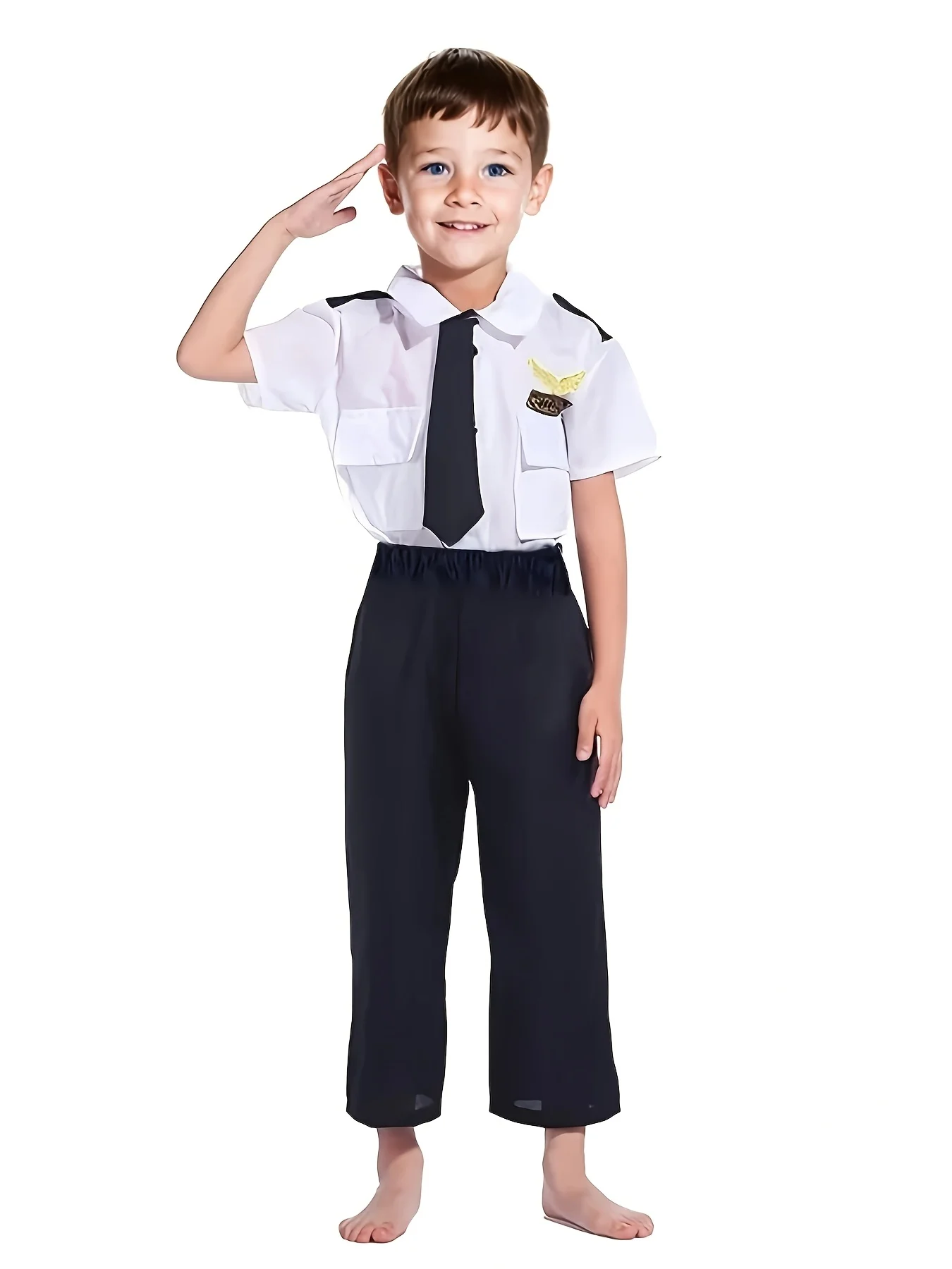 Детская одежда для выступлений униформа пилота детского сада платье косплея в