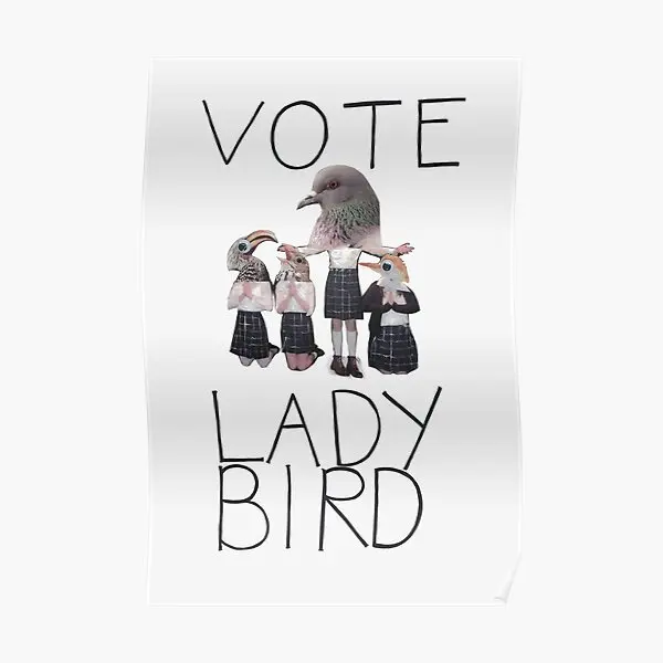 

Божья коровка Vote, Постер, настенная живопись, современное искусство, винтажное украшение комнаты, Декор, картина, настенная печать, Забавный...