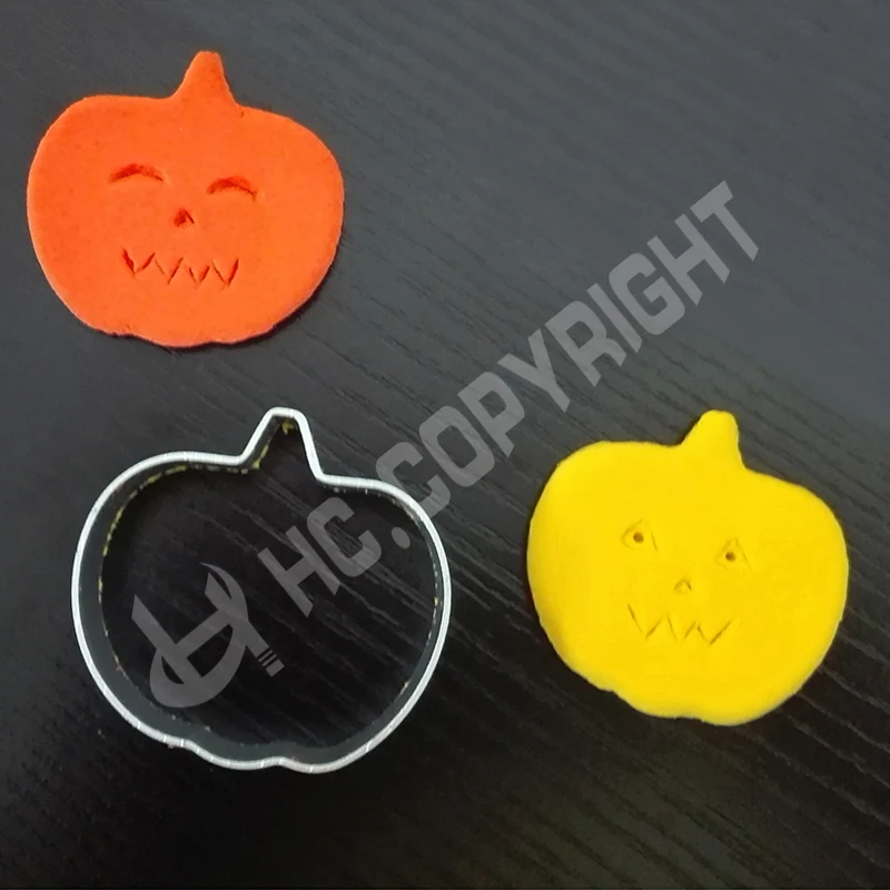 

2pcs New Aluminium Alloy Festival Halloween Cookie Cutter Pumpkin Shape Cake Mold Cookies Cutter