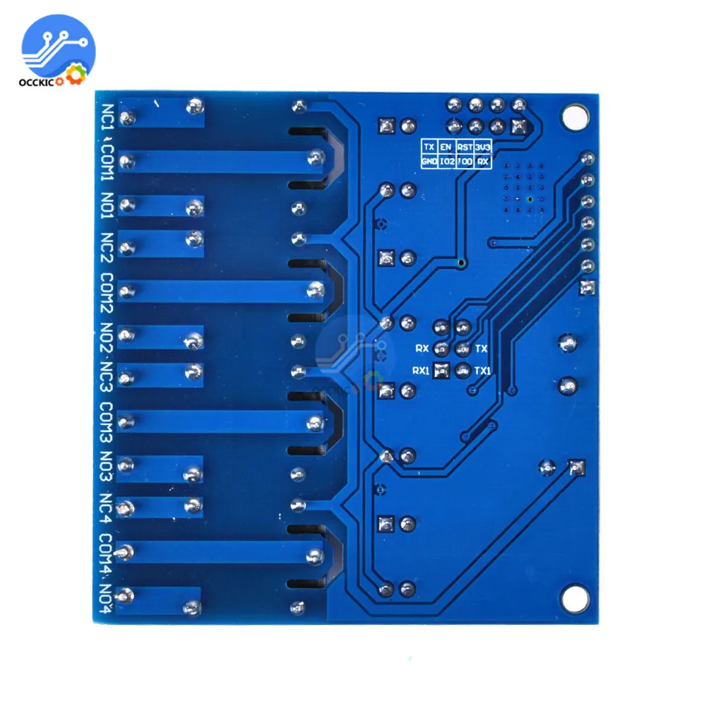 Релейный модуль Wi-Fi ESP8266 ESP-01 12 В постоянного тока 4 канала контроллер приложения