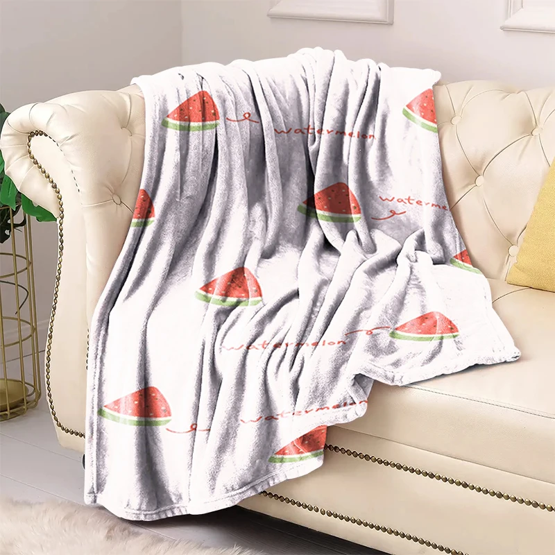 

Shaggy Throw Blanket for Bed Fruits Fluffy Soft Blankets Sofa Summer Boho Home Decor Bedroom Decoration Bedspread the Decorative