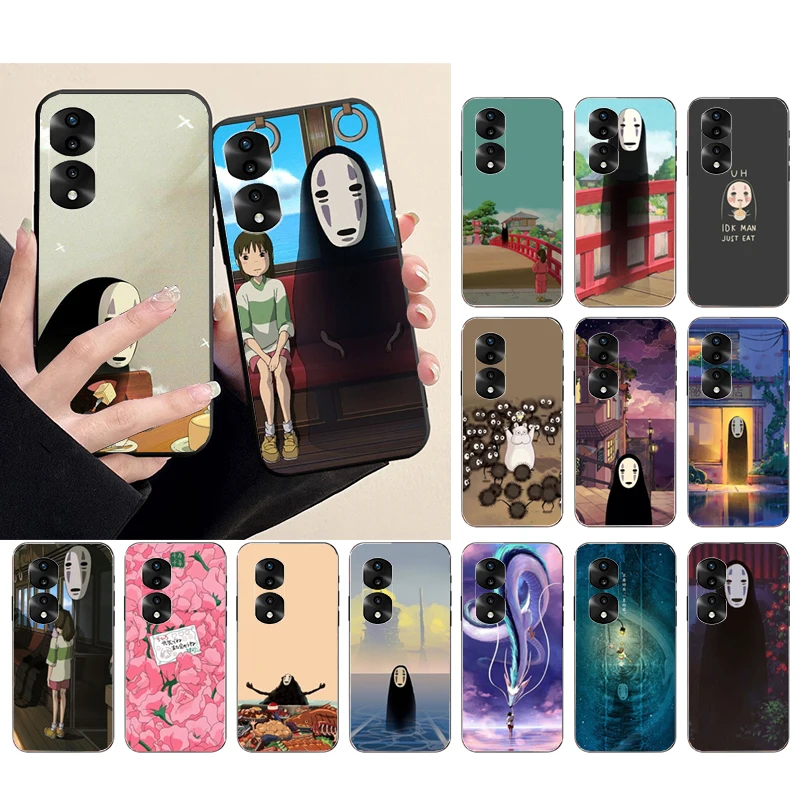 

Spirited Away Studio ghibli No Face Phone Case for Huawei Honor X9 X8 X7 X6 70 50 60 Pro 10X 20 Lite 8A 8S 8X 9X 9A 9S 10i