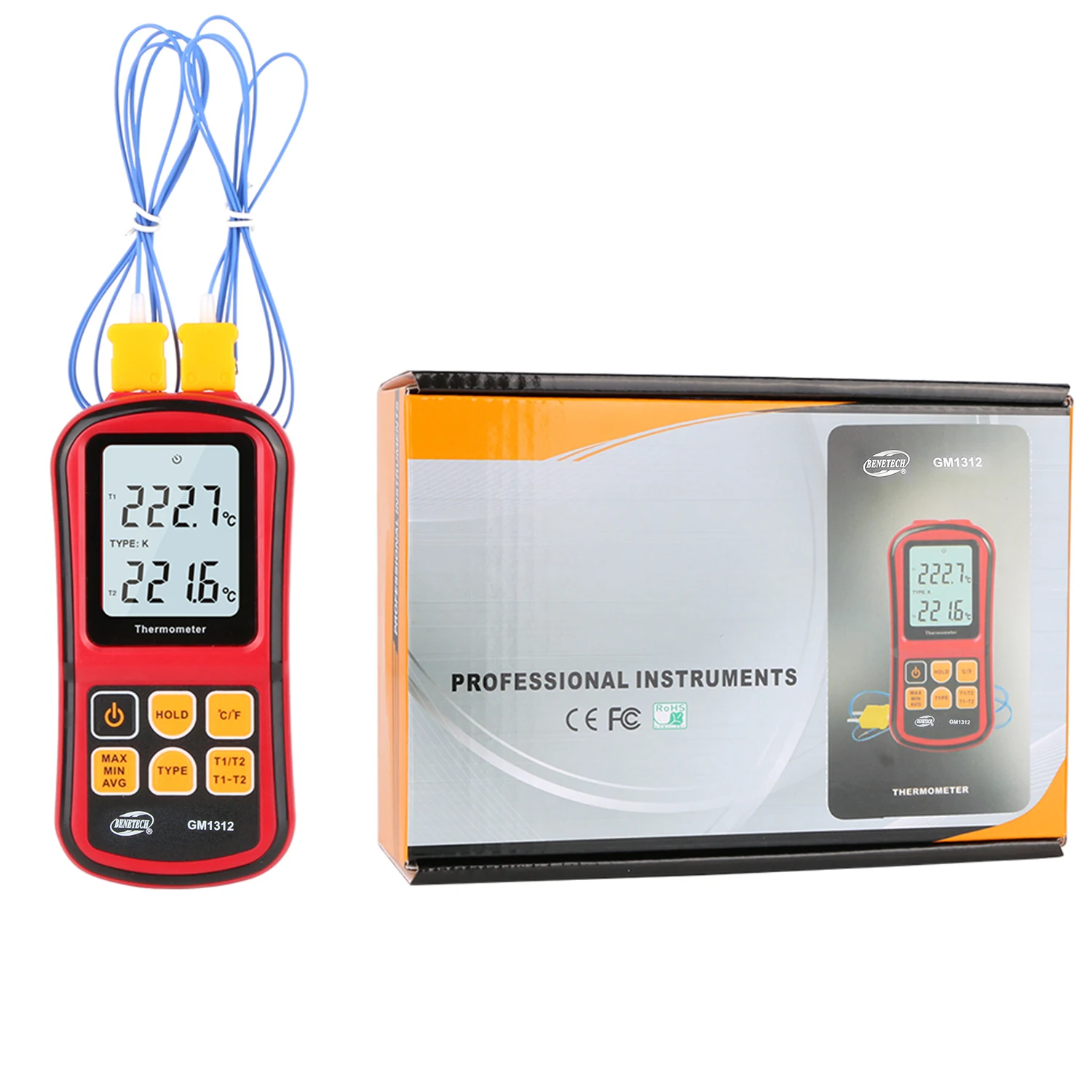 

Профессиональный термометр BENETECH GM1312