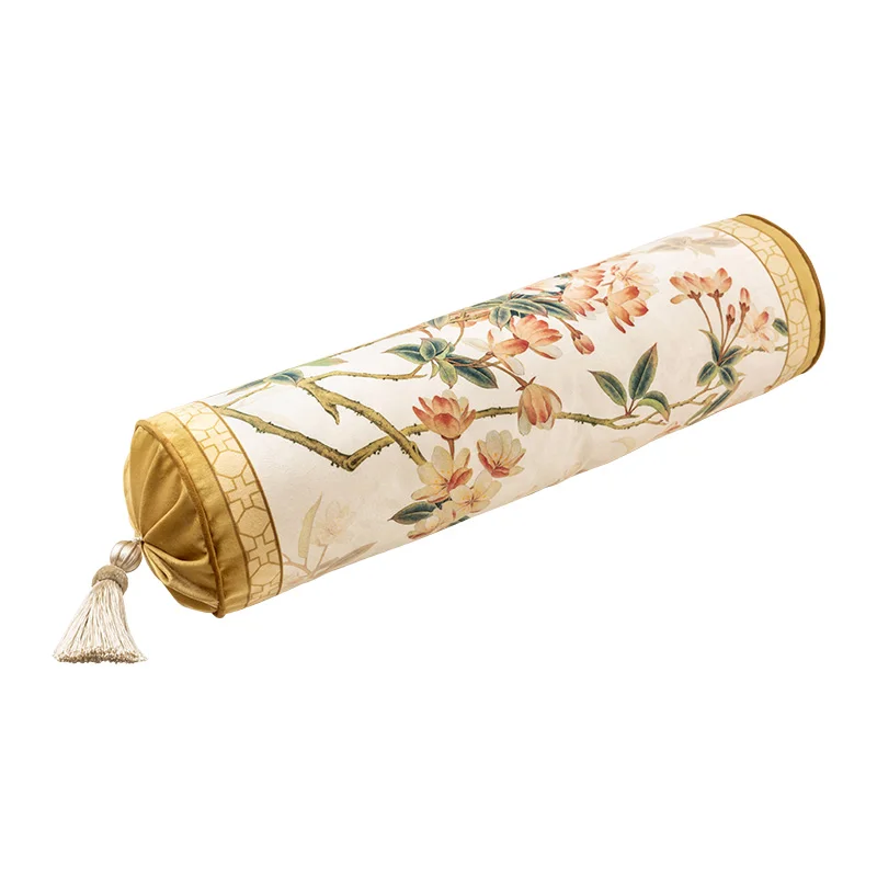 

Декоративная подушка-валик Formaso, бархат, PRINTED