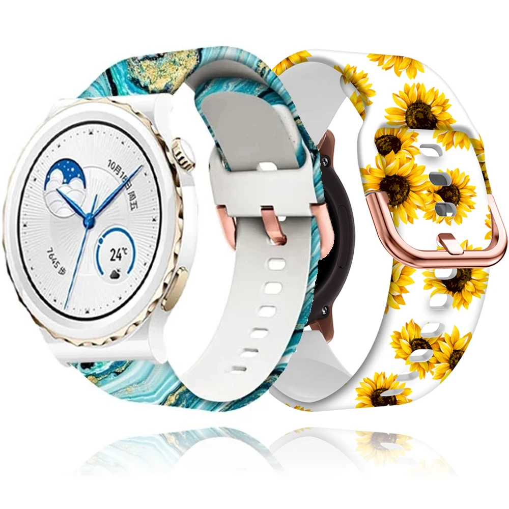 

Ремешок силиконовый для смарт-часов Huawei Watch GT 2 GT2 GT 3 42 мм GT3 Pro 43 мм