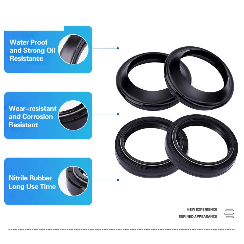 

41x53x8/11 Motorcycle Front Fork Oil Seal 41 53 Dust Cover Lip For Suzuki INTRUDER VZ800 VZ 800 05-11 VR800 S-L-UL VR 800 VR800S