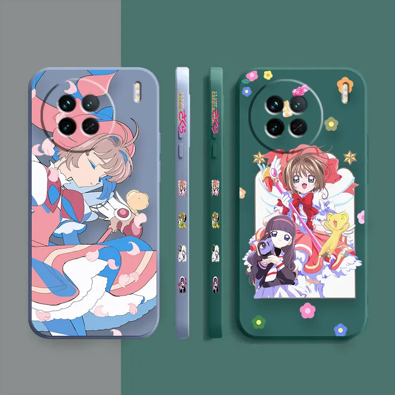 Japan Anime Card Captor Sakura Case For VIVO X21I X21S X23 X27 X30 X50 X60 X70 X80 X90 5G PRO PLUS Colour Case Funda Shell Capa