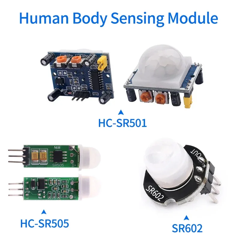 Регулируемый ИК-пироэлектрический инфракрасный модуль датчика движения для