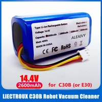 18650 14 4v 2600mah original battery for liectroux c30b e30 robot vacuum cleaner high quality lithium cellcleaning tool part