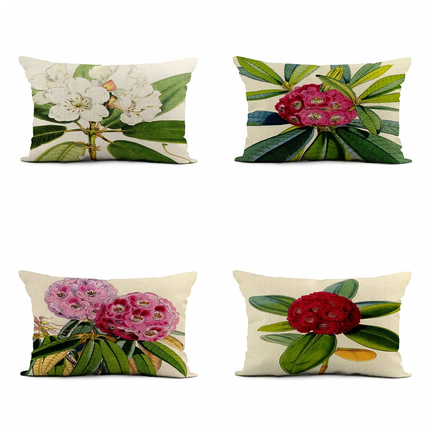 

Plant pattern cushion cover color painting cushion cover pillow living room sofa home decoration pillow cover can be customized