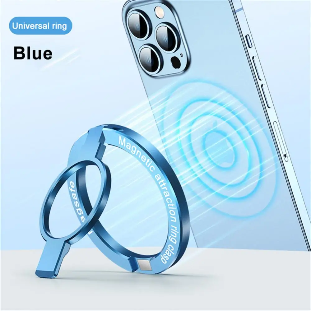 

Transparent Cell Phone Ring Holder Stand 360° Degree Rotation Clear Finger Grip Kickstand Compatible IPhones Or Phone Case