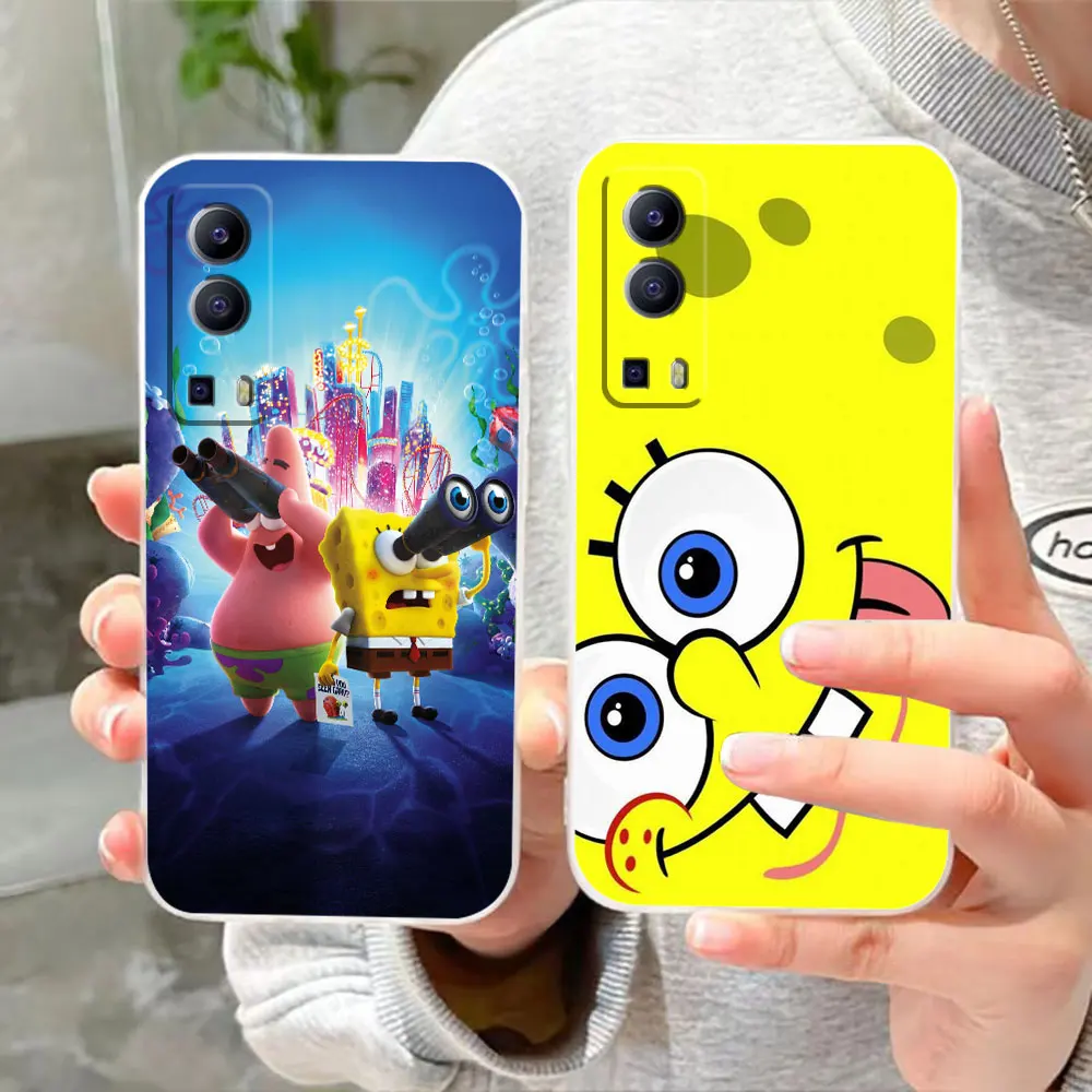 Прозрачная фотография для VIVO Y30 Y32 Y33S Y50 Y51 Y52S Y53S Y55S Y76 Y78 V20 V21 V23 V25 4G чехол Happy S Губка