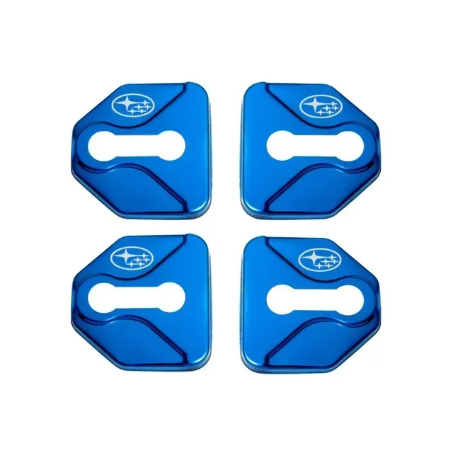 4 шт., защитные наклейки на дверной замок автомобиля для Subaru XV Outback Legacy Forester Impreza, аксессуары