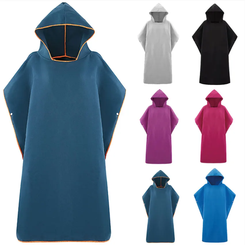 Men Women For Swim Beach Travel Quick Dry Changing Robe Cape