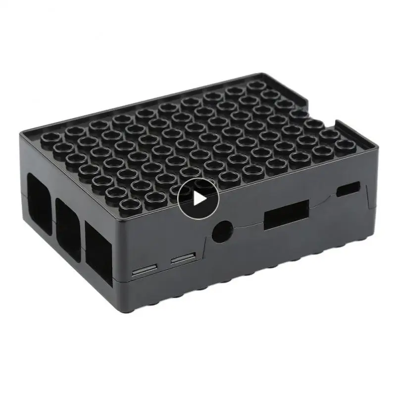 

Raspberry Pi Model 3B+ 3B 2B+/VS9 ABS Case With Heat Sink All Ports Accessible Special Design For Raspberry Pi 3B+