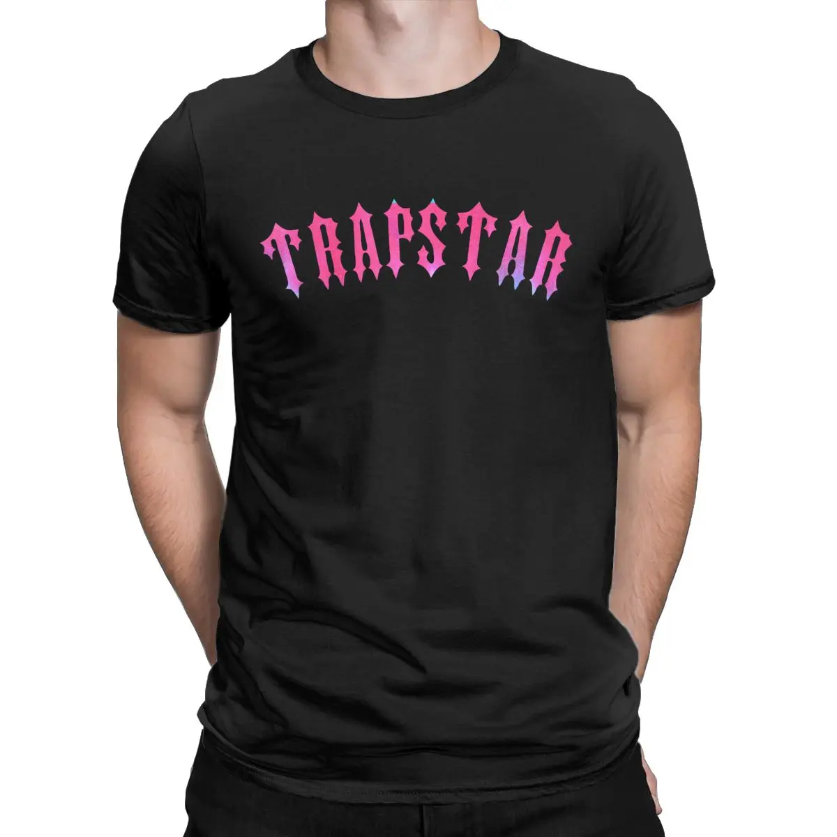 

Trapstar London Design t shirt for men Cotton Novelty T-Shirt Round Neck Tee Shirt Short Sleeve Clothing New Arrival