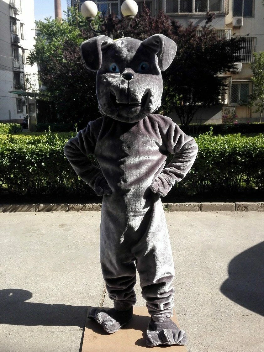 Серый костюм для косплея вечеринки животных нарядный Хэллоуин размер взрослых