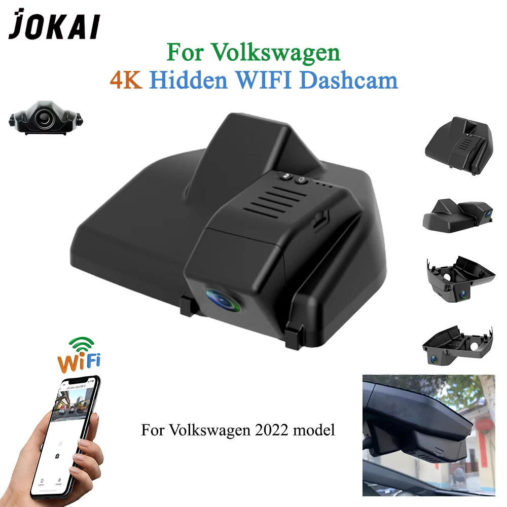 For Volkswagen Plug and Play Hidden Wifi 4K Car DVR Dash Cam Driving Recorder Dashcam Front and Rear Cameras Car Accessories For Volkswagen Plug and Play Hidden Wifi 4K Car DVR Dash Cam Driving Recorder Dashcam Front and Rear Cameras Car Accessories