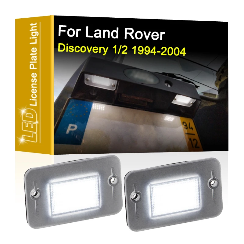 

12 В фонарь для Land Rover Discovery 1 1994-1999 Discovery 2 1999-2004 белый номерной знак в сборе